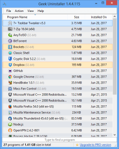 Desinstalador windows